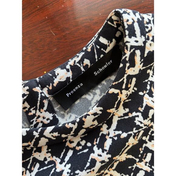 Proenza Schouler Womens Blouse Small Designer Career Executive Twee Corp‎ Preppy - Picture 4 of 11